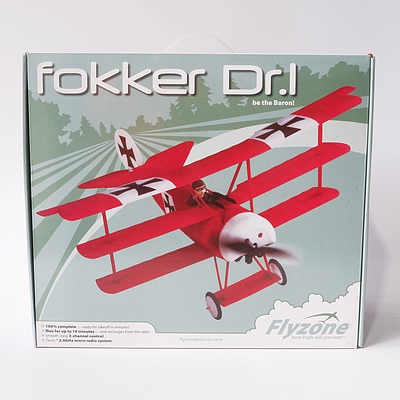 Fokker Dr.I RC Model Plane With Remote
