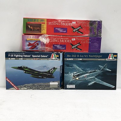 Lot of Four Model Planes