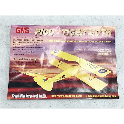 GWS Pico Tiger Moth Model Plane