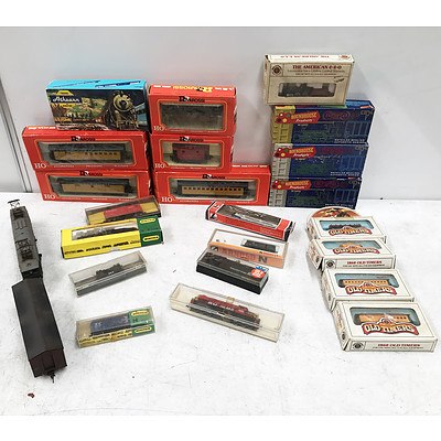 Large Lot of Locomotive Trains and Accessories