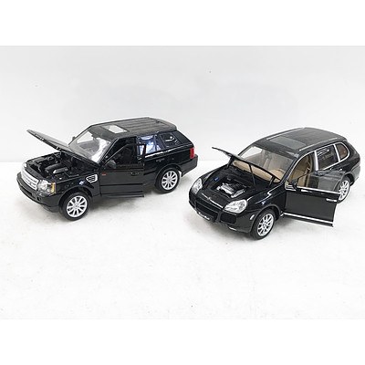 Two Scale Luxury Model Cars
