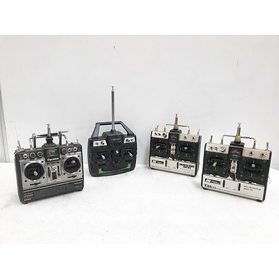 Lot of Four Hobby Remote Controllers