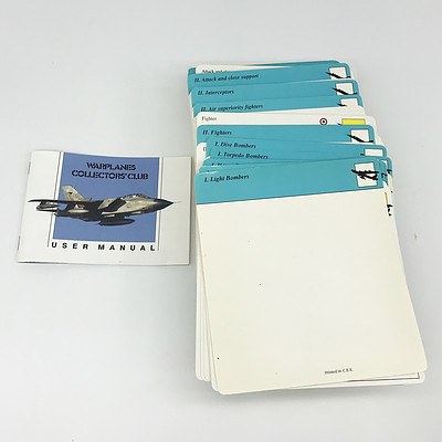 War Planes Collector's Club Cards