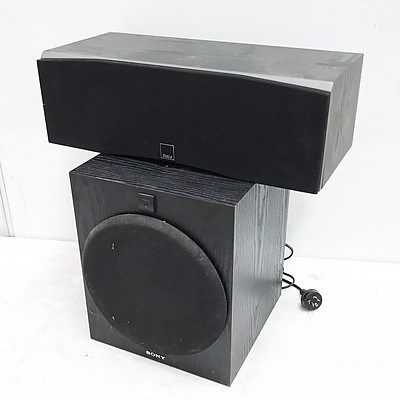 Sony Sub woofer and Dali Center Speaker