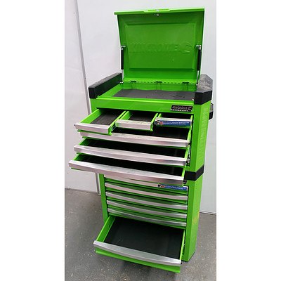 Kincrome Contour Green Stacking Tool Chest 15 Drawers