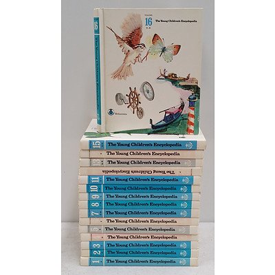 The Complete Set of 'The Young Children's Encyclopedia', Britannica (16 Books)