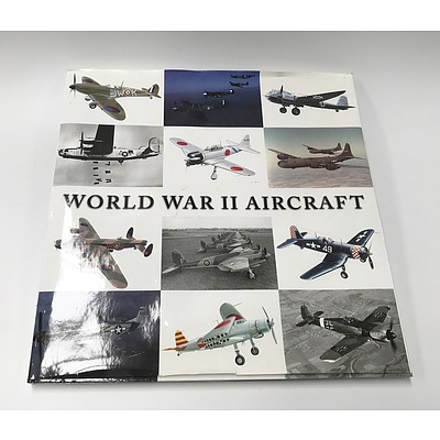 Large 'World War II Aircraft' Book with Dust Cover by Taj Books International LLP