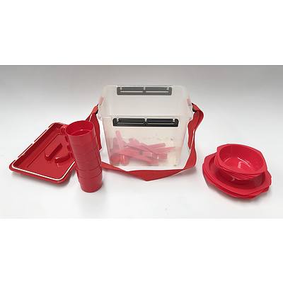 Portable Dining Kit with Carry Strap