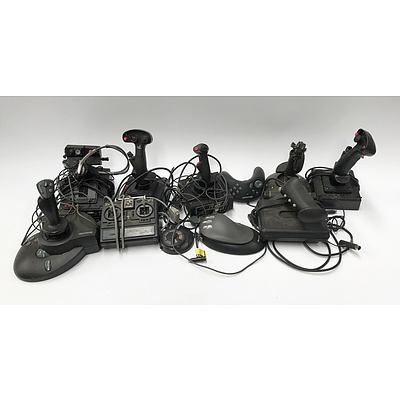 Assorted PC Flight Sim Controllers and more