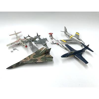 Seven Display Model Aircraft