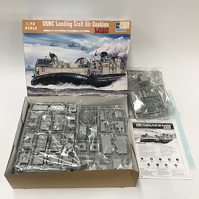 1:72 Scale DIY Plastic Model of USMC Landing Craft Air Cushion by Trumpeter RRP$99.99