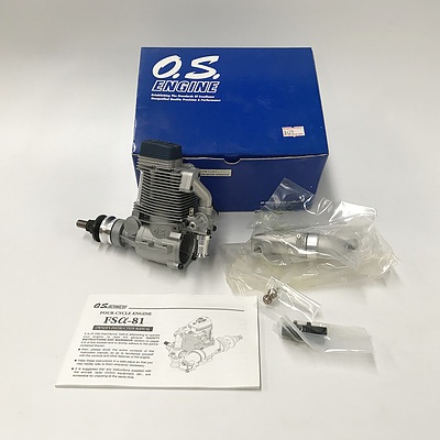 O.S. Engine Four Stroke FS(alpha)-81 Made in Japan RRP$429