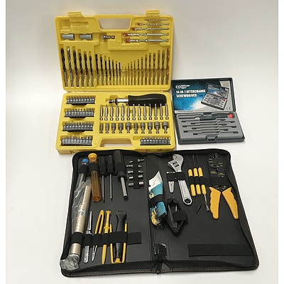 Assorted Screwdriver and Small Tool Kits