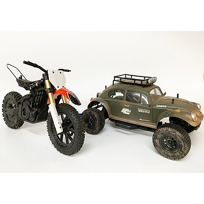 Two Remote Control Toy Vehicles