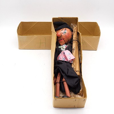 1950s Pelham Marionette Puppet 'The Witch'