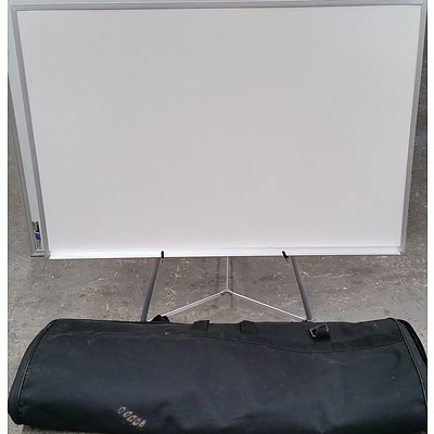 Portable White Board With Carry Bag
