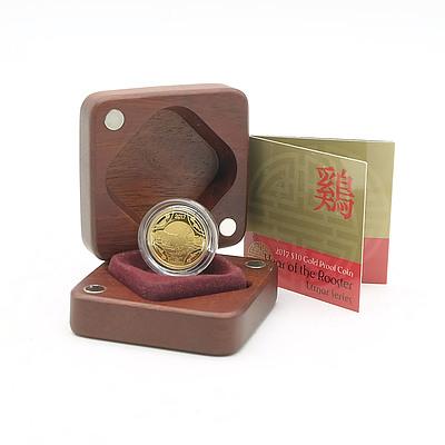 2017 Year of the Rooster RAM $10 Gold Proof Coin