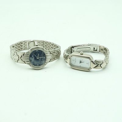 Two Christian Dior Quartz Watches and Matching Metal Bands