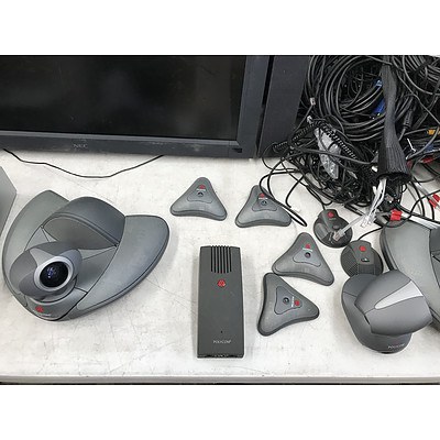 Polycom Video Conferencing System and Accessories