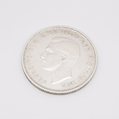 1939 Australian Florin .925 Silver
