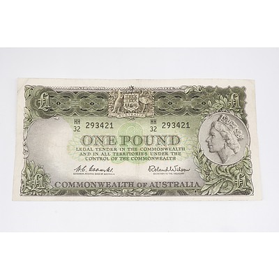 1961 Australian One Pound Banknote
