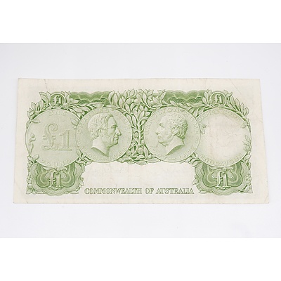 1961 Australian One Pound Banknote