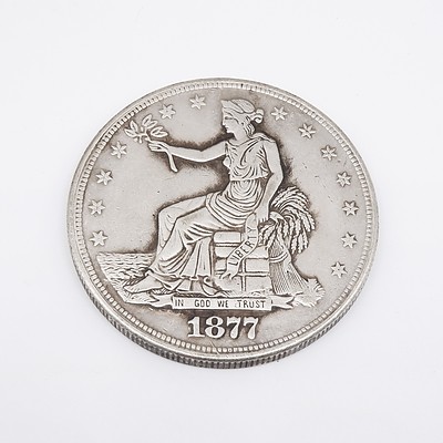 1877 US Trade Dollar