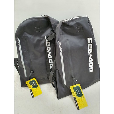 Sea-Doo Dry Backpack Pair *Brand New* RRP $400+