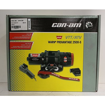 Can-Am Warn Provantage 2500-S 1100kg VTT/ATV Winch *Brand New* RRP $860