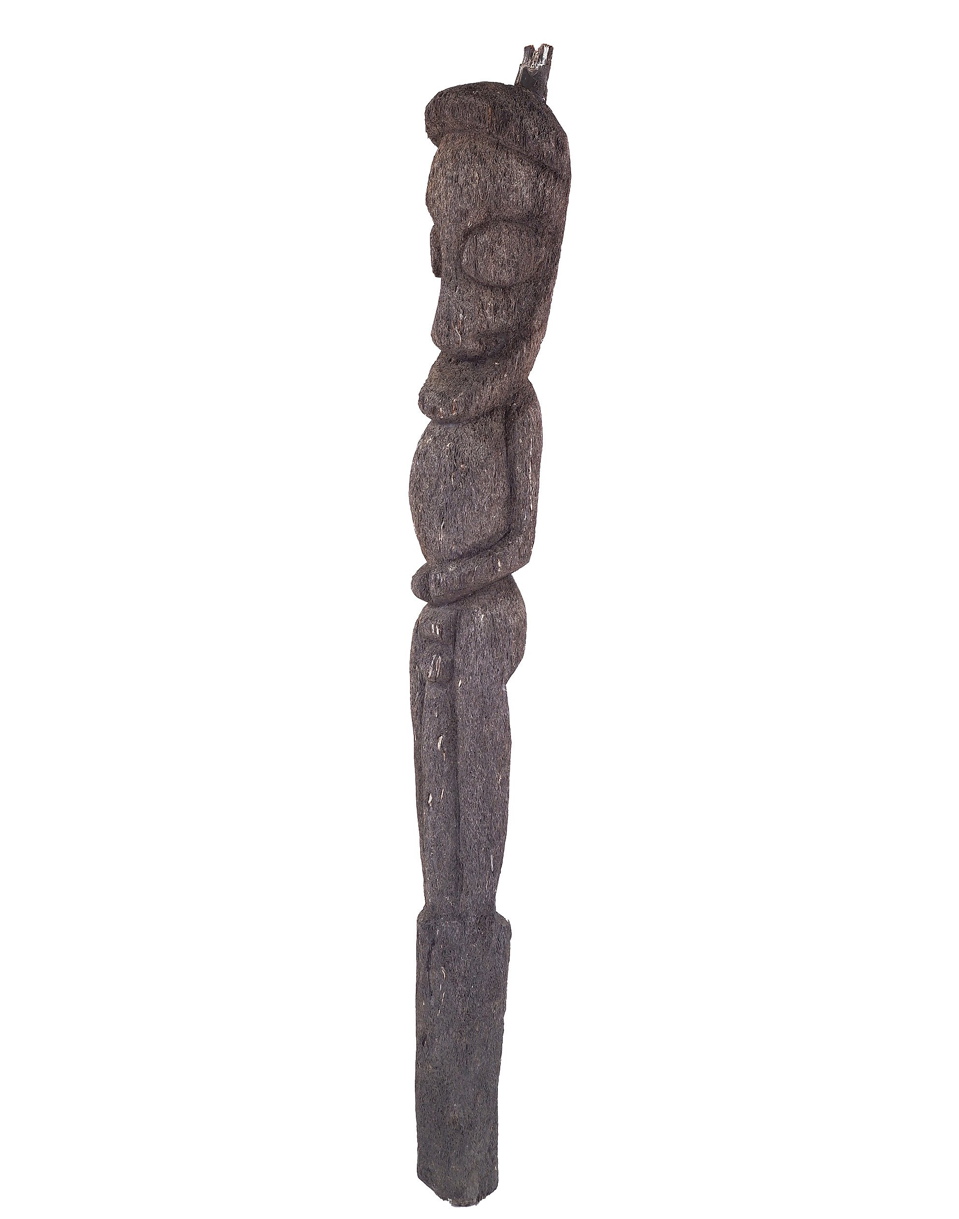 'Ambrym Island Vanuatu Carved Fernwood Figure'