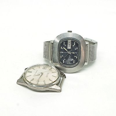 Two Gents Seiko Watches, Including Seiko Sportsman and Lord Matic