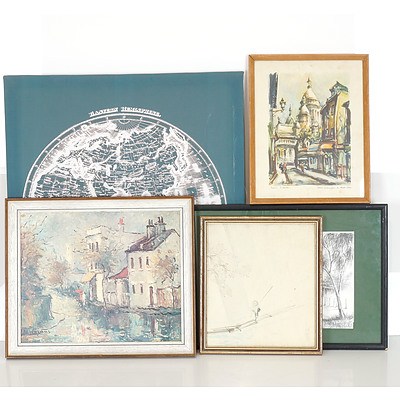 Group of Offset Prints, Including Wilmotte Williams