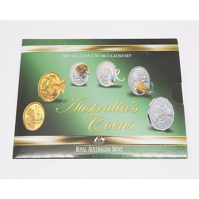 2004 Royal Australian Mint Six Coin Uncirculated Set