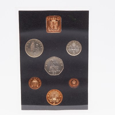 The Decimal Coinage of Great Britain and Northern Ireland 1971 Proof Coin Set