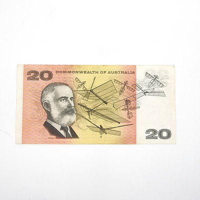 Commonwealth of Australia Coombs/ Wilson $20 Paper Note
