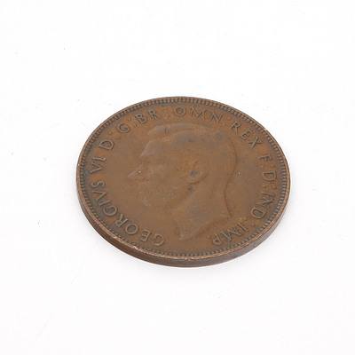 Australian 1940 P KG Penny