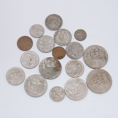 Large Group of World Coins and Banknotes