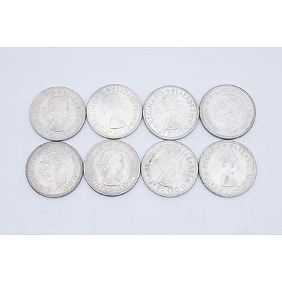 Eight Australian Shillings 1946 - 1961