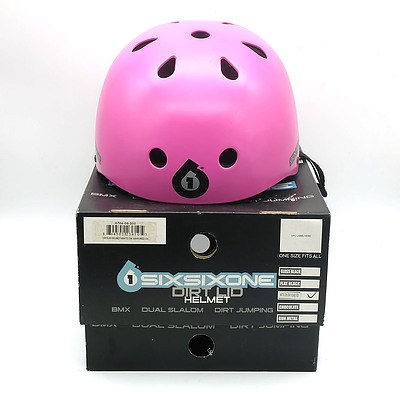 Sixsixone Hot Pink Dirt Lid Helmet