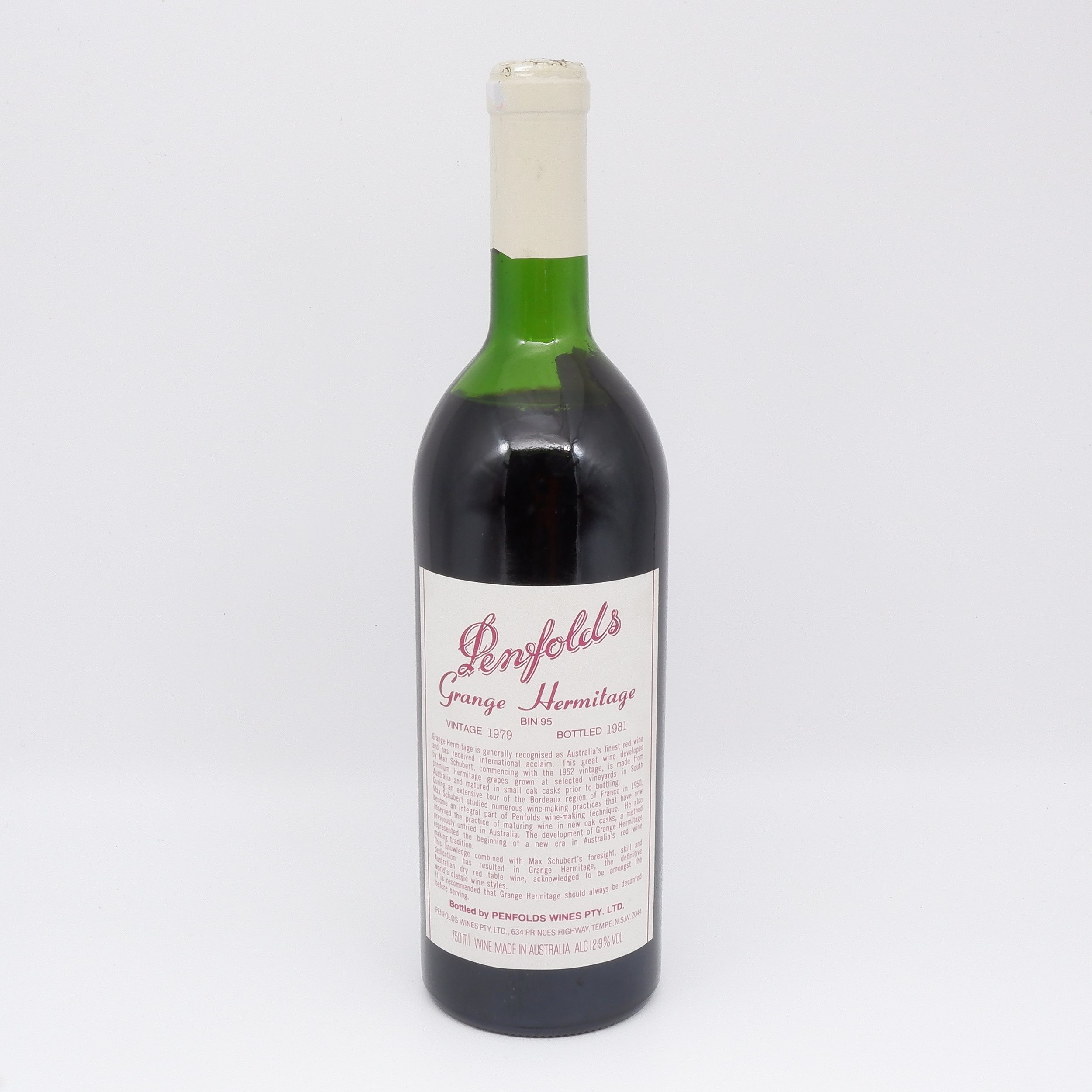 Penfolds Vintage 1979 Grange Hermitage - Lot 1077567 | ALLBIDS