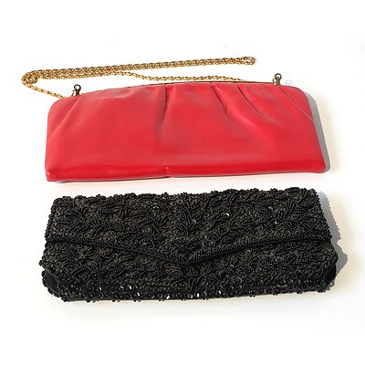 Two Ladies Clutch Bags Made In Hong Kong