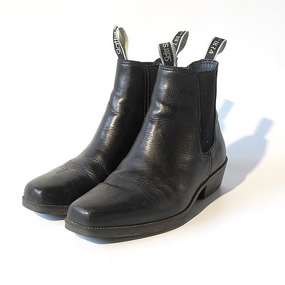 Pair of Female Black Slatters Boots Worn Size 8