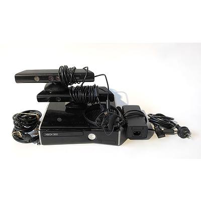 XBOX 360 With Two Kinect's Power Supply and HDMI Lead