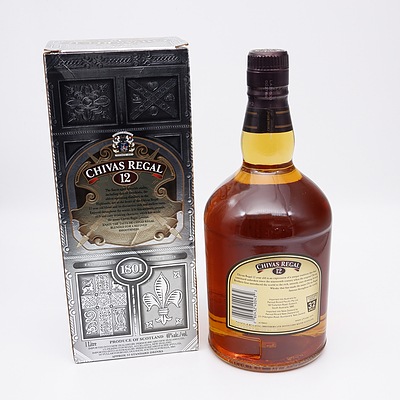 Chivas Regal 12 Year Premium Scotch Whiskey 1 Litre