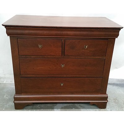 Duhram Furniture Chest of Drawers in Maple and Cherry Wood