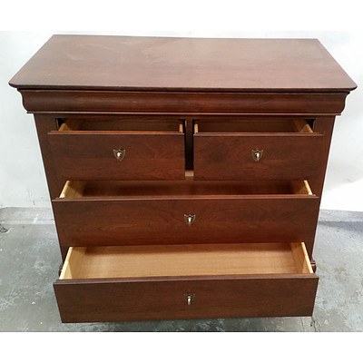 Duhram Furniture Chest of Drawers in Maple and Cherry Wood
