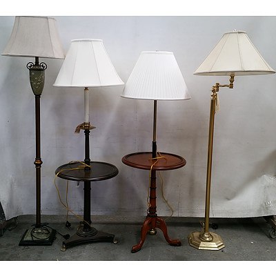 Four Standing Lamps