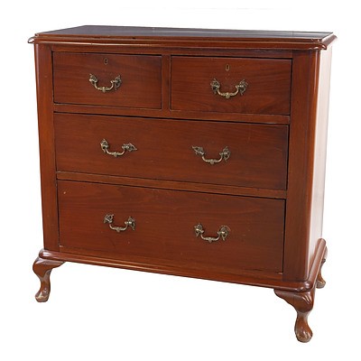 Vintage Australian Cedar Chest of Drawers Early to Mid 20th Century