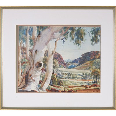 Offset Print of an Albert Namatjira Landscape