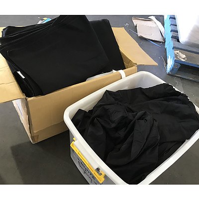 Approx 20 Black Tablecloths & Rostrum Covers